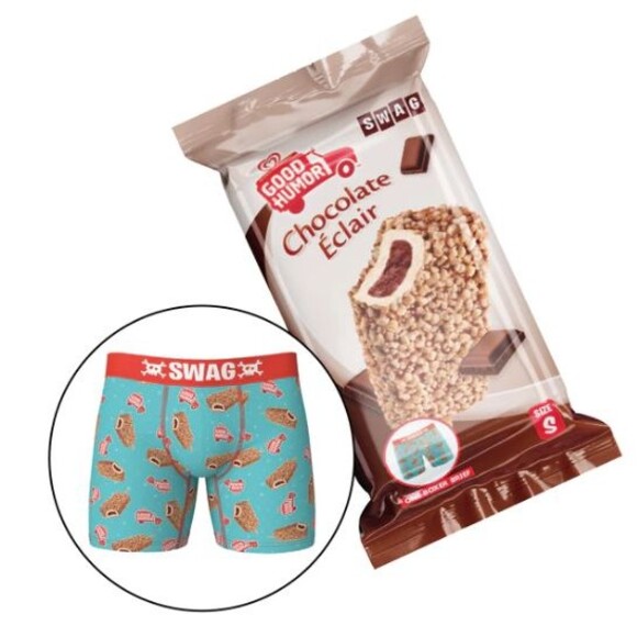 Swag Good Humor Chocolate Eclair Men's Boxer Brief - Med - Picture 1 of 4